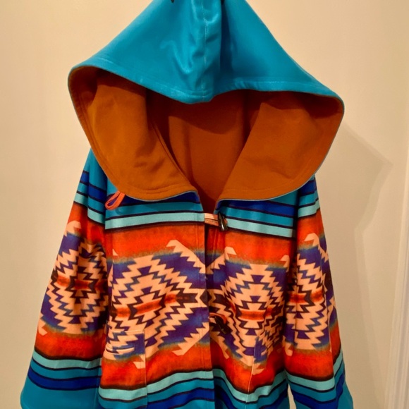 Colorful Hooded Kids Jacket - MUST GO - Picture 2 of 4